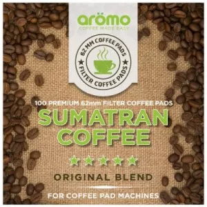 Aromo SUMATRA 62mm Senseo Unwrapped Compatible Coffee Pods